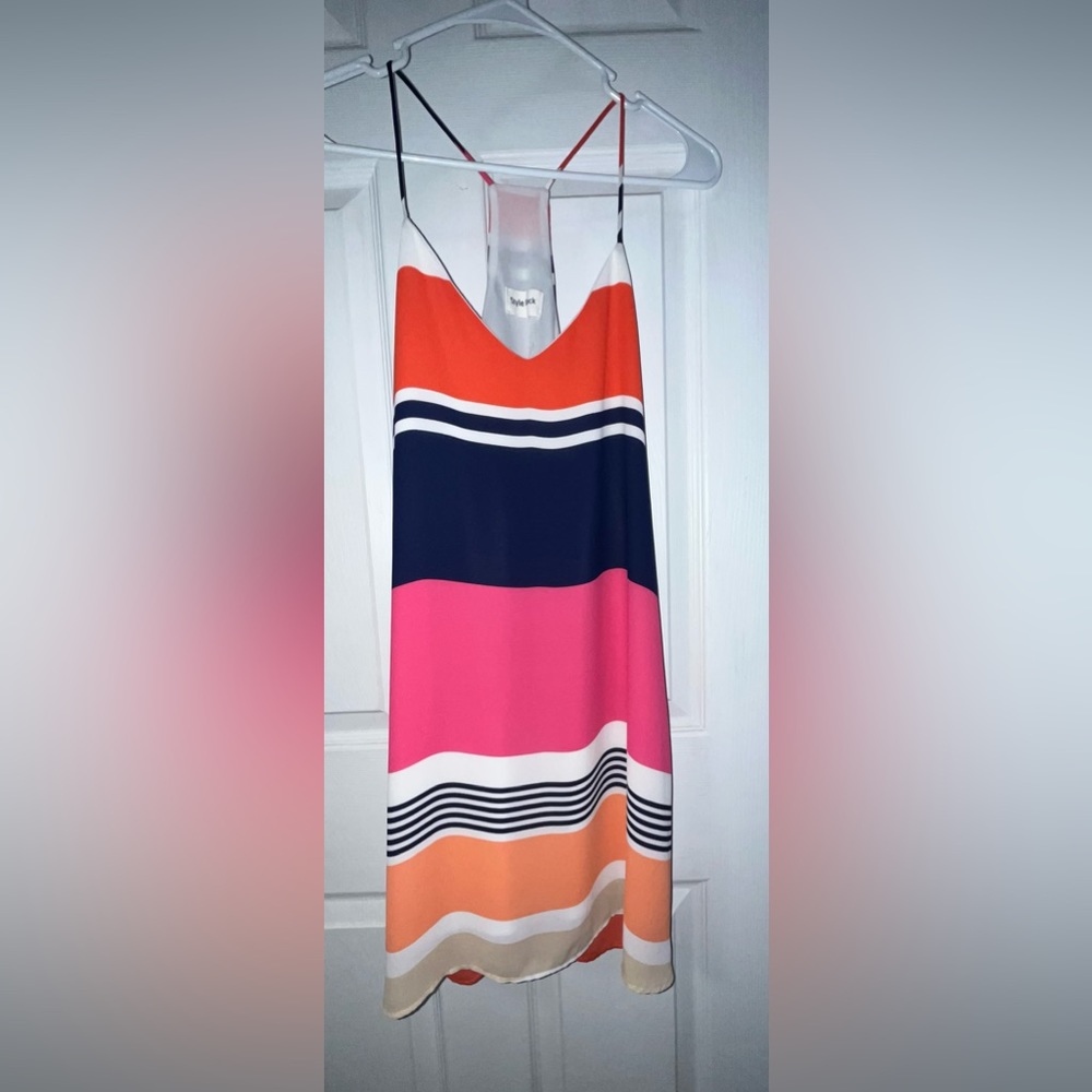 Style Rack Striped Mini Dress